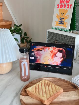 BLENDY'S 핑크 스무디+블론디 스무디 — 5점을 준 리뷰어가 2021년 12월 올린 사용 사진