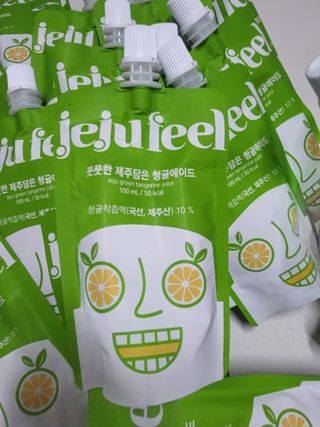JEJUFEEL 풋풋한 제주담은 청귤에이드 — 5점을 준 리뷰어가 2022년 9월 올린 사용 사진
