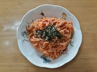 [한면원] 비빔국수 2인분 — 5점을 준 리뷰어가 2022년 7월 올린 사용 사진