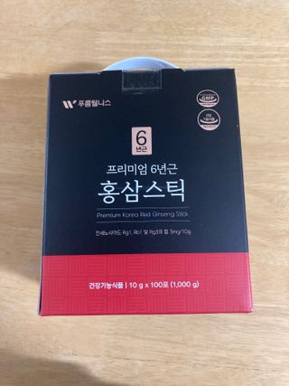 [푸름웰니스] 프리미엄 6년근 홍삼스틱 3mg x 100포 — 5점을 준 리뷰어가 2022년 3월 올린 사용 사진