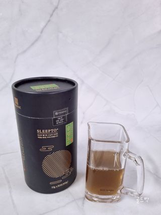 프리마인 자체 기업부설 연구소에서 찾아낸 건강한 수면의 비밀.  슬립토 플러스 30포 — 5점을 준 리뷰어가 2021년 10월 올린 사용 사진