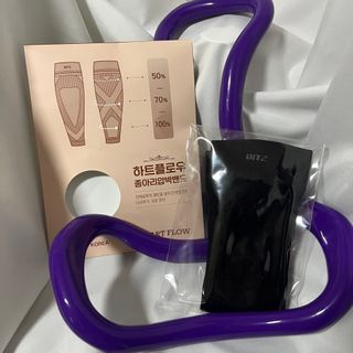 하트플로우 종아리 압박 밴드 스타킹 — 3점을 준 리뷰어가 2022년 8월 올린 사용 사진