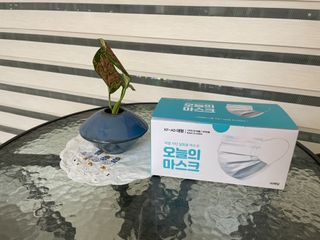 [심폐소생소] 오늘의마스크 KF-AD 비말차단 황사 여름용 마스크 — 5점을 준 리뷰어가 2021년 12월 올린 사용 사진