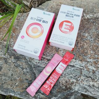인디닥터 면역 생생 핑크 이뮨 젤리 + 타이탄 BCAA 프로틴 젤리스틱 — 5점을 준 리뷰어가 2022년 4월 올린 사용 사진