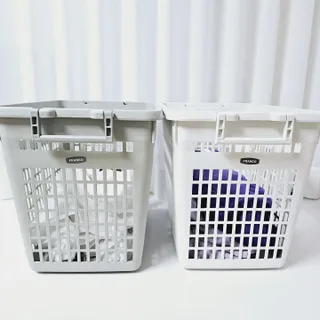 창신리빙 프랑코 빨래바구니 50L 2P 세트 — 5점을 준 리뷰어가 2023년 3월 올린 사용 사진