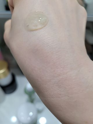 김정문알로에 큐어 큐어 알로에 리프레쉬 젤리 세럼, 큐어 알로에 하이드로 젤리 크림 — 5점을 준 리뷰어가 2021년 4월 올린 사용 사진