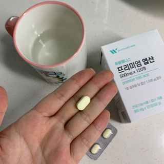 [푸름웰니스] 프리미엄 엽산 (500mgX120정) — 5점을 준 리뷰어가 2022년 6월 올린 사용 사진