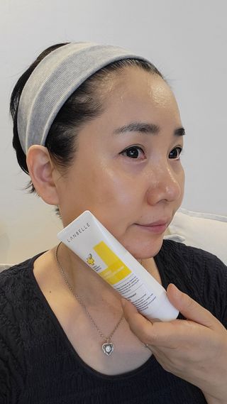 랑벨 비타 에너지 잡티 크림 75ml (피부 속 기미완화크림) — 5점을 준 리뷰어가 2022년 6월 올린 사용 사진