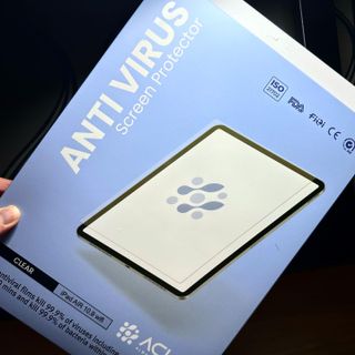 아클리브 Premium 항균 항바이러스 액정 보호필름(iPad) — 4.5점을 준 리뷰어가 2022년 10월 올린 사용 사진