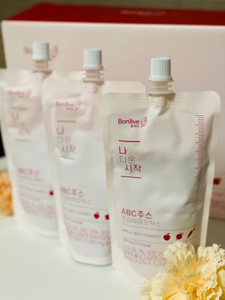 본리브 나 다운 시작 ABC주스 프리바이오틱스 — 5점을 준 리뷰어가 2021년 1월 올린 사용 사진