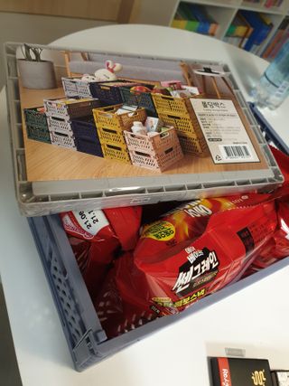 에프에이치아이코리아 다용도 폴딩박스 — 4점을 준 리뷰어가 2021년 6월 올린 사용 사진