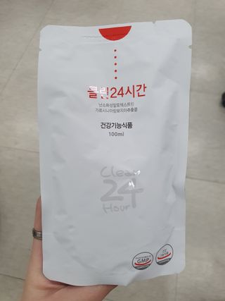 클린24시간 1BOX(5포) + 전용보틀(500ml) — 5점을 준 리뷰어가 2022년 11월 올린 사용 사진