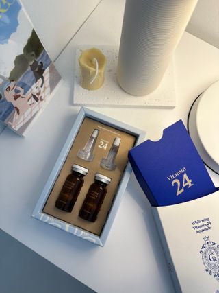 청담로즈 로즈블랑 화이트닝 비타민24 앰플 — 5점을 준 리뷰어가 2023년 7월 올린 사용 사진