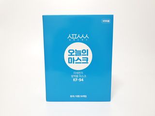 [심폐소생소] KF94 오늘의 마스크 대형 — 5점을 준 리뷰어가 2021년 9월 올린 사용 사진