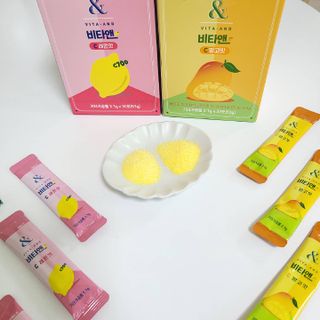 비타앤C 레몬맛, 망고맛 — 5점을 준 리뷰어가 2021년 5월 올린 사용 사진