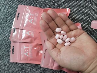 입 냄새 완화에 도움을 주는 에티켓 캔디 복숭아맛 앳캔디 — 5점을 준 리뷰어가 2021년 1월 올린 사용 사진