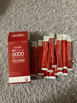 메타아르기닌 GC녹십자웰빙 메타 아르기닌 6000 플러스 오르니틴 — 3.5점을 준 리뷰어가 2022년 4월 올린 사용 사진