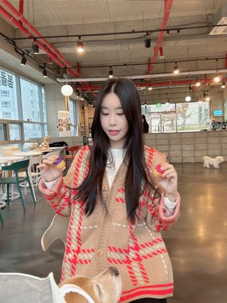 [후르디아] 올리브영 꿀과즙 립밤 2종 (블루베리/석류) — 5점을 준 리뷰어가 2022년 11월 올린 사용 사진