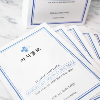 닥터마시멜로 닥터마스멜로 마블러스 아쿠아 클리닉 마스크 — 5점을 준 리뷰어가 2021년 5월 올린 사용 사진