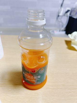 탐라원 무농약 당근과즙으로 건강한 당근주스, 당근몬딱주스 — 4점을 준 리뷰어가 2021년 8월 올린 사용 사진