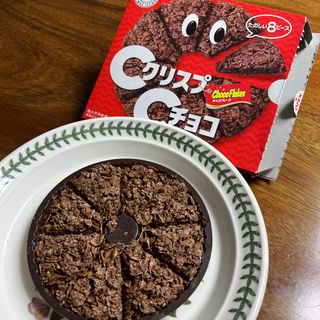 NISSIN 닛신 크리스피 초코 — 3.5점을 준 리뷰어가 2022년 11월 올린 사용 사진