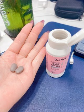 닥터피엔티 [Dr.PNT] 하루 2알로 건강한 다이어트! 한겨울에도 체지방만 쏙~ 슬림핏 다이어트 — 4.5점을 준 리뷰어가 2022년 5월 올린 사용 사진