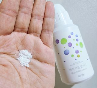 자연그램 매직버블클리너 250g — 5점을 준 리뷰어가 2021년 1월 올린 사용 사진