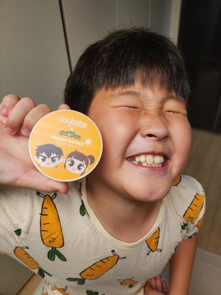 소이베베X신비아파트 모이스쳐 선팩트 SPF50+ PA+++ — 5점을 준 리뷰어가 2023년 4월 올린 사용 사진