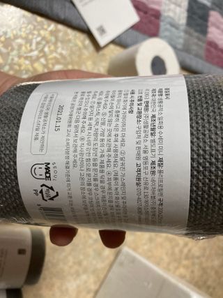 [생활공작소] 일회용 수세미 미니_그레이 60매 x 3입 — 5점을 준 리뷰어가 2021년 2월 올린 사용 사진