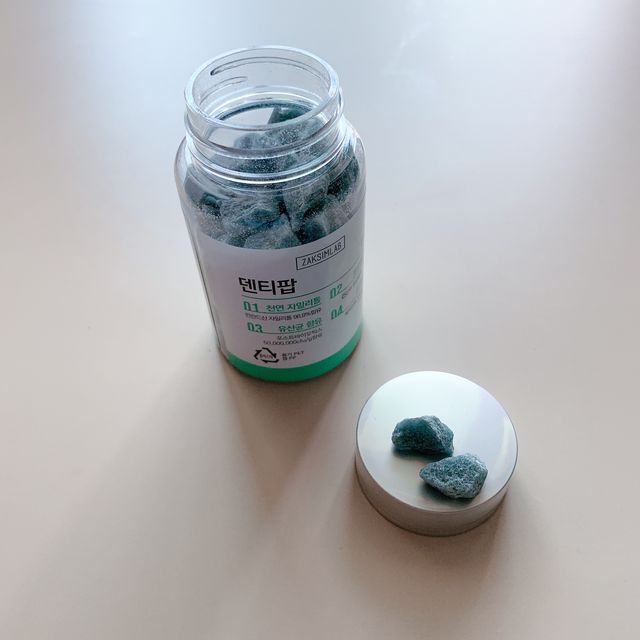 구취제거+충치예방+치아화이트닝 마법의 캔디 덴티팝3종(맛 랜덤 발송) 리뷰 사진