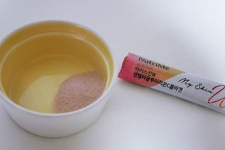 뉴트리미 마이스킨W 센텔라글루타치온C콜라겐 28포 — 5점을 준 리뷰어가 2023년 2월 올린 사용 사진