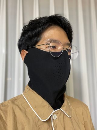 [AVAVE] 어베이브 올인원히트 스포츠 골프 방한 넥워머 마스크 — 5점을 준 리뷰어가 2024년 1월 올린 사용 사진