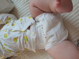 쿠잉 에어드라이  풀커버 밴드기저귀 (S/M/L) 1팩 — 5점을 준 리뷰어가 2023년 1월 올린 사용 사진