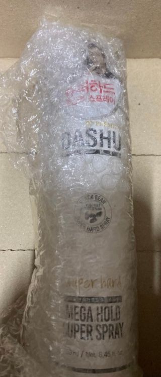 다슈코리아 다슈 포 맨 프리미엄 메가 홀드 슈퍼 스프레이 250ml — 5점을 준 리뷰어가 2021년 3월 올린 사용 사진