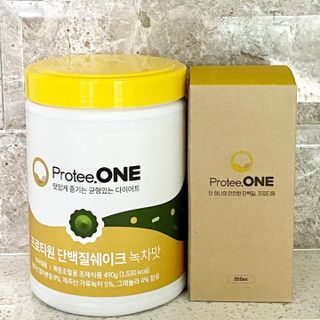프로티원 단백질쉐이크 녹차맛 2주분 1통+보틀 — 5점을 준 리뷰어가 2021년 8월 올린 사용 사진