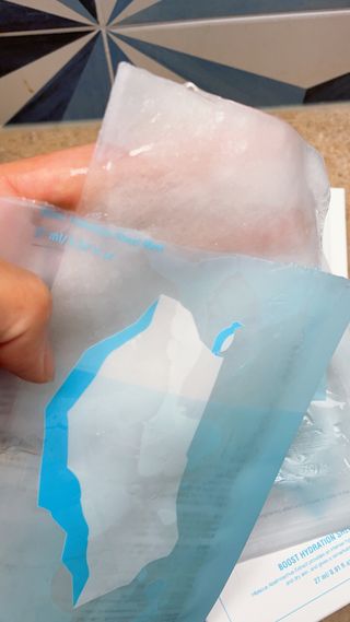 에이스노 레스큐 부스트 하이드레이션 시트마스크 — 5점을 준 리뷰어가 2021년 10월 올린 사용 사진
