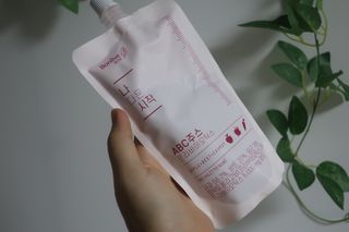 12월 15일 출시, 건강기능식품 브랜드 본리브 나 다운 시작 제품 3종 — 5점을 준 리뷰어가 2021년 2월 올린 사용 사진
