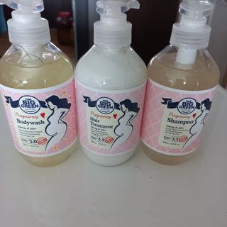 빅그린 임산부 전용라인 3종세트 - 샴푸500ml,트리트먼트500ml,바디워시500ml — 4.5점을 준 리뷰어가 2022년 8월 올린 사용 사진