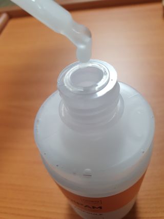 [메디팜] 대용량 바이옴 미백 비타민 앰플 — 4점을 준 리뷰어가 2022년 2월 올린 사용 사진