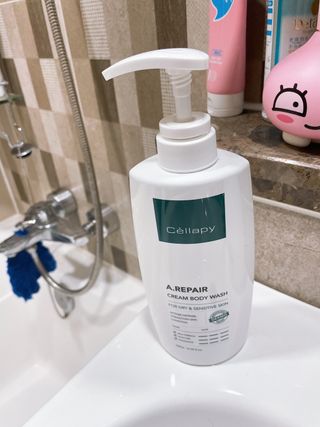 셀라피 에이리페어 크림 바디 워시 2세대 500ml — 5점을 준 리뷰어가 2021년 1월 올린 사용 사진