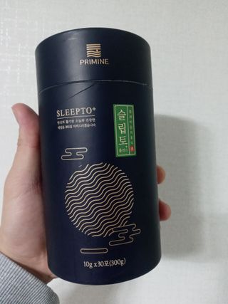 프리마인 자체 기업부설 연구소에서 찾아낸 건강한 수면의 비밀.  슬립토 플러스 30포 — 4.5점을 준 리뷰어가 2021년 12월 올린 사용 사진