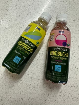더그레잇티 콤부차 [매일유업] 더그레잇티 44kcal 콤부차 300ml *12개입 (오리지널 6개+베리리치 6개) — 5점을 준 리뷰어가 2023년 7월 올린 사용 사진