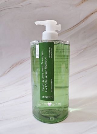 닥터시드 티트리 앤 라임 비건 지성케어 쿨 탈모 샴푸 (1000ml) — 5점을 준 리뷰어가 2024년 4월 올린 사용 사진