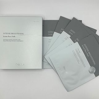 리엔케이 인텐스 브라이트닝 세럼 시트 마스크 — 4.5점을 준 리뷰어가 2023년 9월 올린 사용 사진