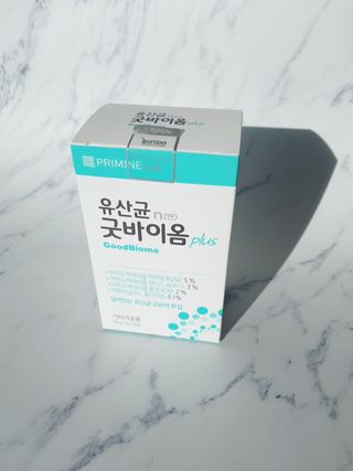 프리마인 유산균 국가지정연구소 선정, 살아있는 생유산균 200억 마리의 힘. 유산균n굿바이옴플러스 — 5점을 준 리뷰어가 2021년 9월 올린 사용 사진
