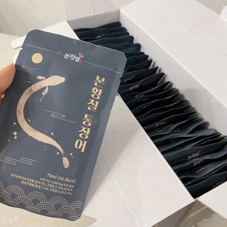 [비린내 완벽제거] 본황칠 통장어 국내산 장어즙 아르기닌 2800mg 장어즙효능 기력보강 — 5점을 준 리뷰어가 2022년 8월 올린 사용 사진