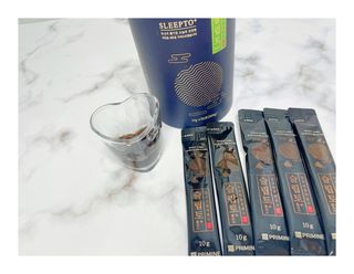 프리마인 자체 기업부설 연구소에서 찾아낸 건강한 수면의 비밀.  슬립토 플러스 30포 — 2.5점을 준 리뷰어가 2021년 10월 올린 사용 사진