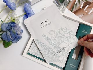 리브얼 | LIVALL 바이오셀룰로오스 마스크 레스트 앤 글로우 33ml  x 3개입 — 5점을 준 리뷰어가 2022년 6월 올린 사용 사진
