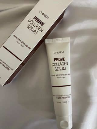 체르엠  프루브 콜라겐 앰플세럼 60ml 1병 — 5점을 준 리뷰어가 2022년 1월 올린 사용 사진