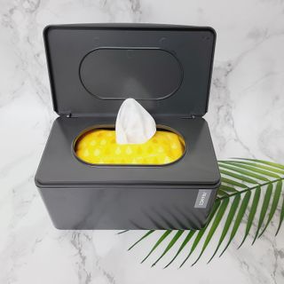 창신리빙 [프랑코 스마트 마스크·물티슈 보관함 오픈캡형] 똑똑한 정리 수납 — 5점을 준 리뷰어가 2021년 7월 올린 사용 사진